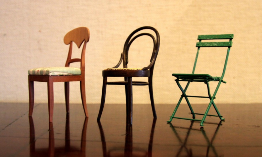 Photo of 3 different styles of chairs