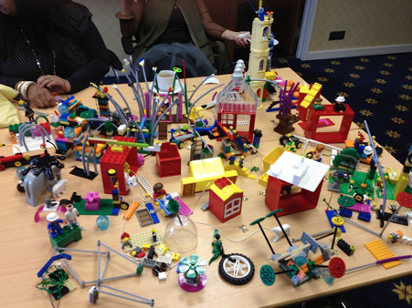 Photo of Lego Serious Play constructions