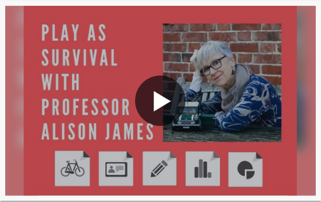 Screenshot of video 'Play as Survival with Professor Alison James'