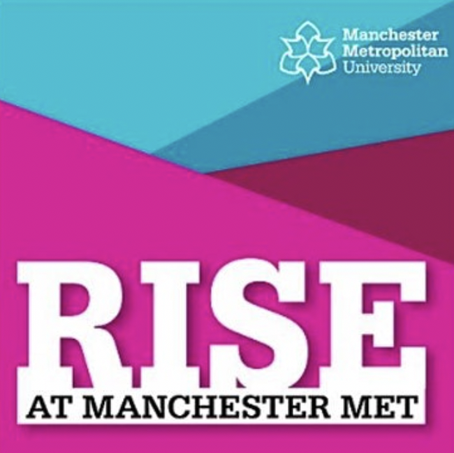 Logo for RISE at Manchester Met